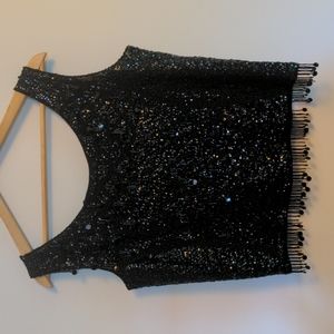 Vintage Beaded Top L